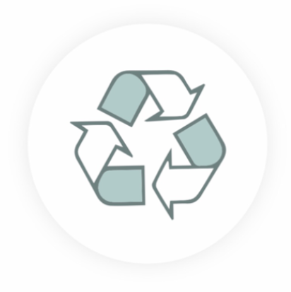 100% de verre recyclé